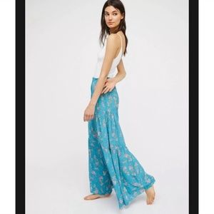 Free people floral tiered pants
